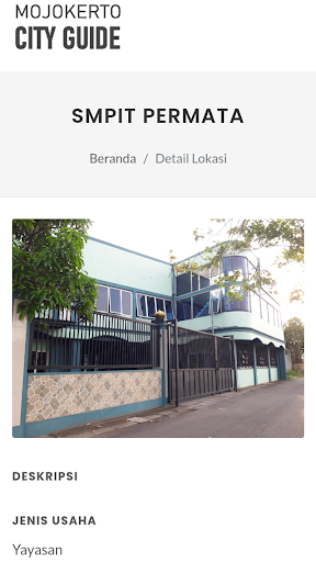 Android application MOJOKERTO IDAMAN screenshort