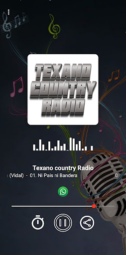 Android application Texano country Radio screenshort