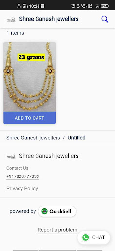 Android application Shree Ganesh Jewellers screenshort