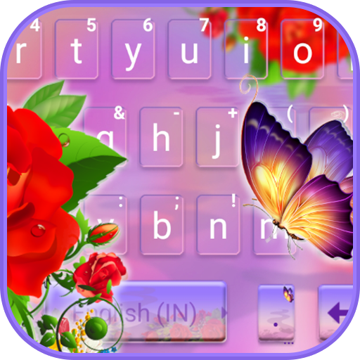 Rose Butterfly Theme logo
