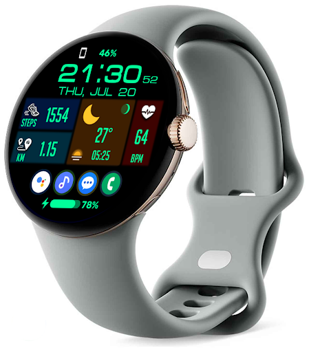 Tiles Window Watch Face NTV556 screenshot 15