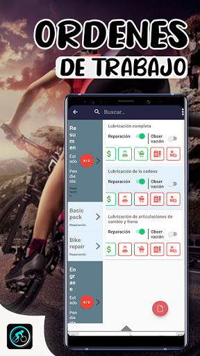 Android application Taller Bike screenshort