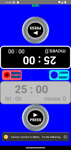 Android application Scrabble Game Timer screenshort