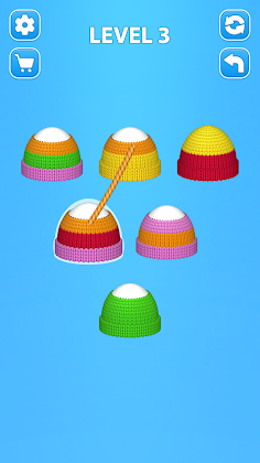 Cozy Knitting: Color Sort Game - Screenshot 1