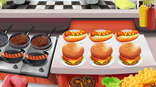 Cozinhar jogos restaurante Chef: cozinha Fast food