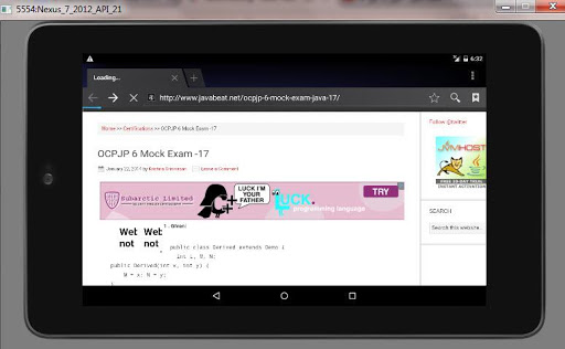Java Test Quiz Mock Exam