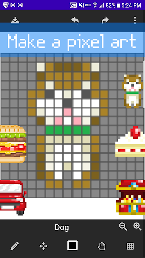 Android application Create PixelArt ur own - CEPix screenshort