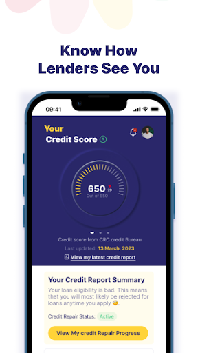 Android application PebbleScore: Credit Report App screenshort