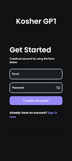 KosherGPT Screen 2
