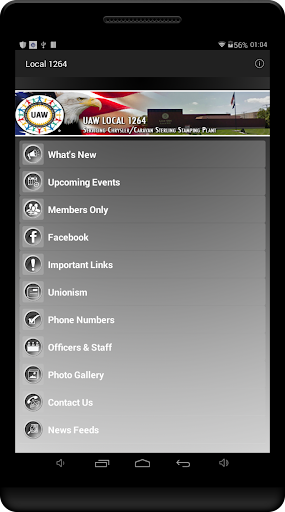 Android application Local 1264 screenshort