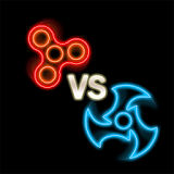 Fidget Spinner Battle Night icon