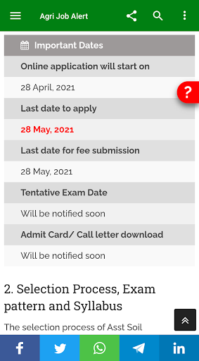 Agri Job Alert- Agriculture Jo