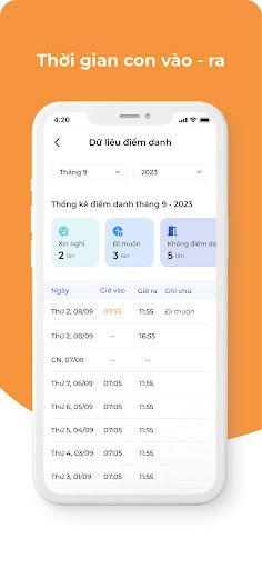 Android application PNP Phụ huynh screenshort