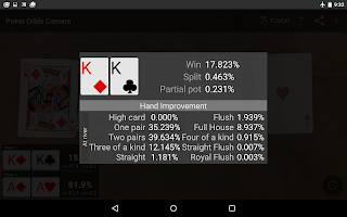 Poker Odds Camera Calculator