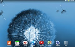 screenshot of Dandelion Live Wallpaper