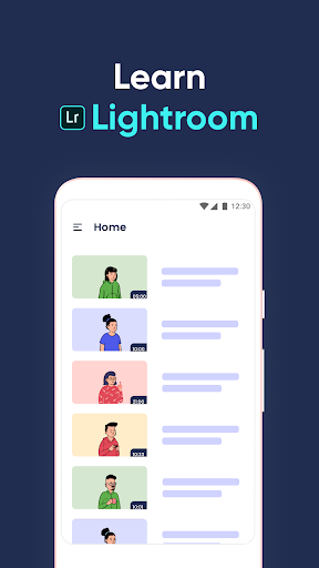 Android application Learn Lightroom screenshort