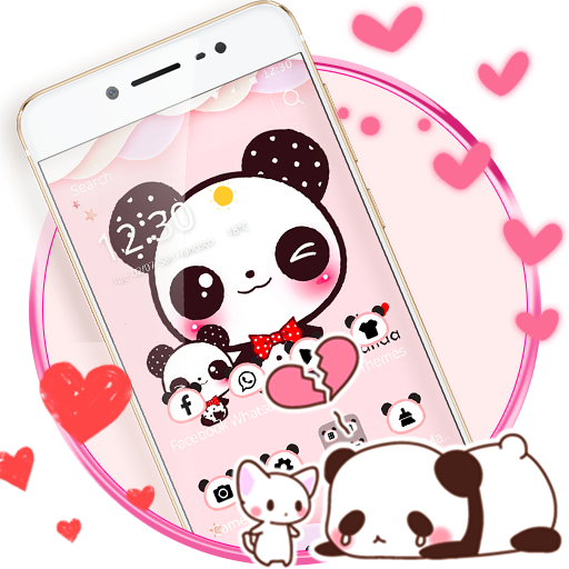 Featured image of post Tema Wallpaper Panda Lucu Pink
