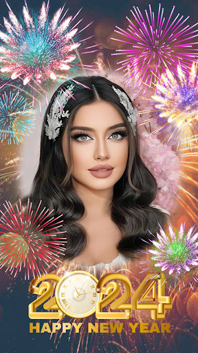 New Year Photo Frame 2024 Screen 3