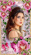 screenshot of Rose flower photo frame