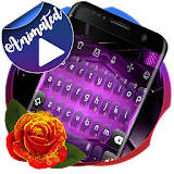 Digital purple Keyboard Animated icon