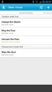 Clean House - chores schedule Screenshot