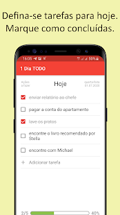 Visualização do aplicativo