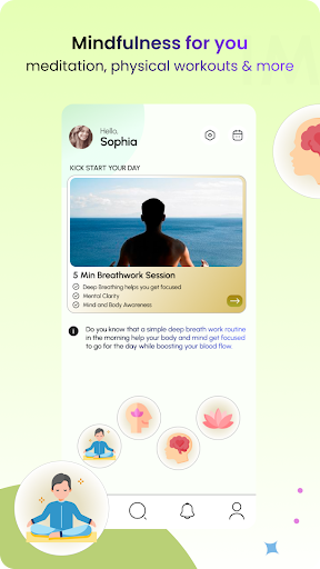 Screenshot of Vital Life: Mindbody Routines