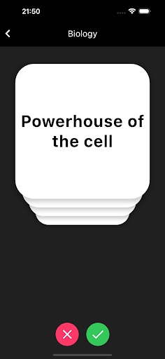 Recall - Efficient Flashcards Screen 3