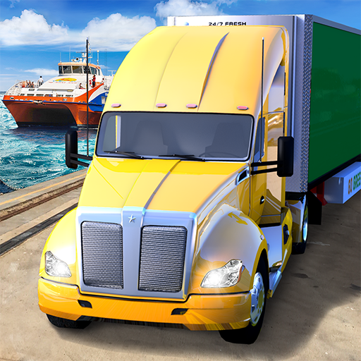 Ferry Port Trucker Parking Sim  Icon