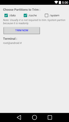 Trimmer Fstrim Androidアプリ Applion