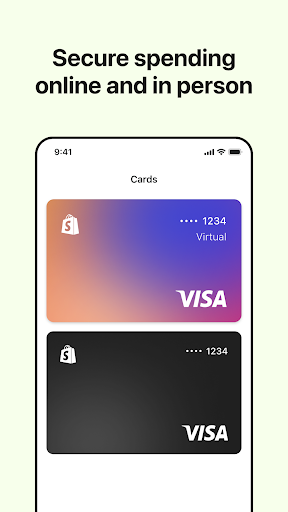 Screenshot of Shopify Balance