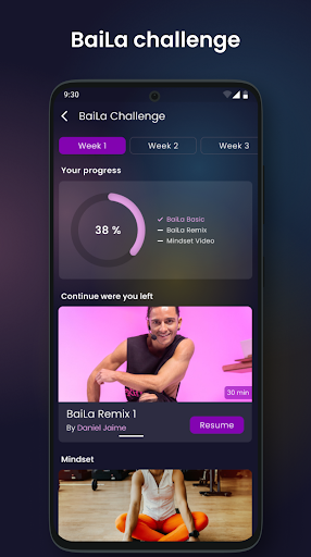 BaiLa Fitness Screen 2