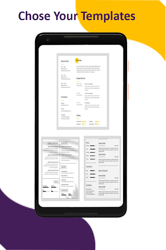 CV Maker App : Resume Maker Screen 3