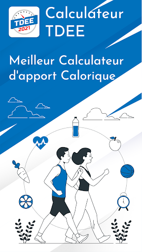 Android application Calculez tdee calories ,Imc screenshort