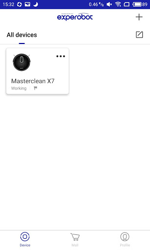 Android application Experobot Robot screenshort