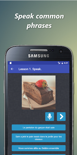 French language tutorial Screen 2