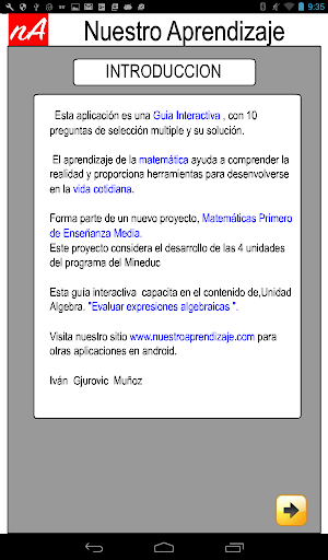 Evaluar Expresiones Screen 2