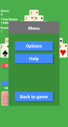 Pyramid Solitaire Screen 3