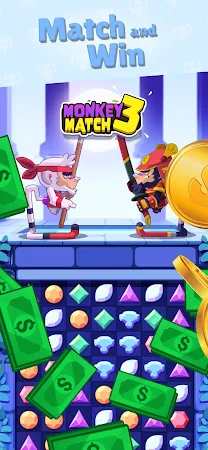 Game screenshot Monkey Match 3: Money Game mod apk