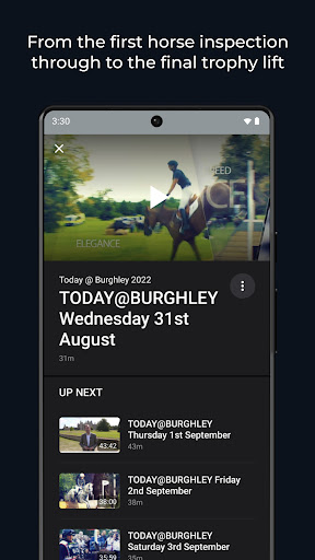 Burghley TV Screen 3
