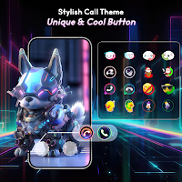screenshot of Color Phone Call Screen Theme
