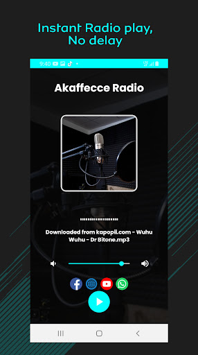 Android application Akaffecce Radio - lite screenshort