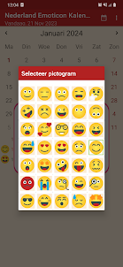 Nederland Emoticon Kalender