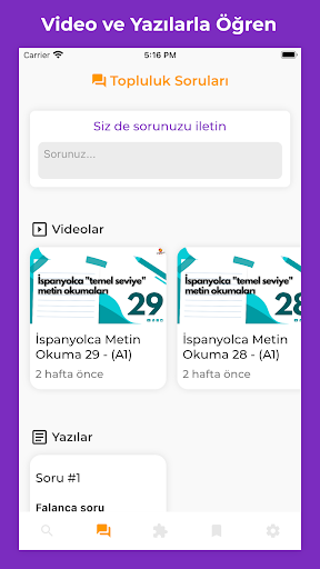 İspanyolca - Türkçe Kelimeler Screen 3