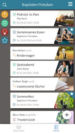 Android application Baptisten Potsdam screenshort
