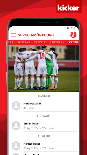 Android application SpVgg Amöneburg screenshort