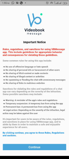 VBMessage Screen 2