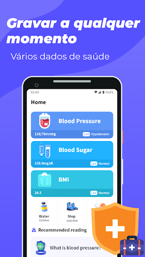 Visualização do aplicativo