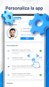 Captura 16 Talkao Translate Traductor voz android
