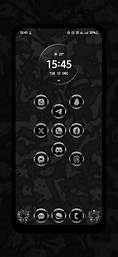 Screenshot of Gleaming Metal Icon Pack